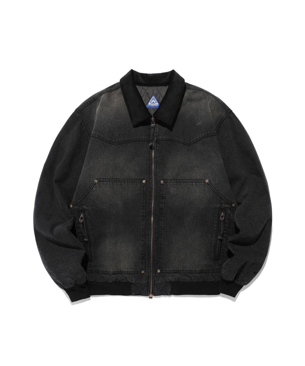 이스트쿤스트(ISTKUNST) DENIM WORK JACKET_BLACK(IK2EFMD110A)