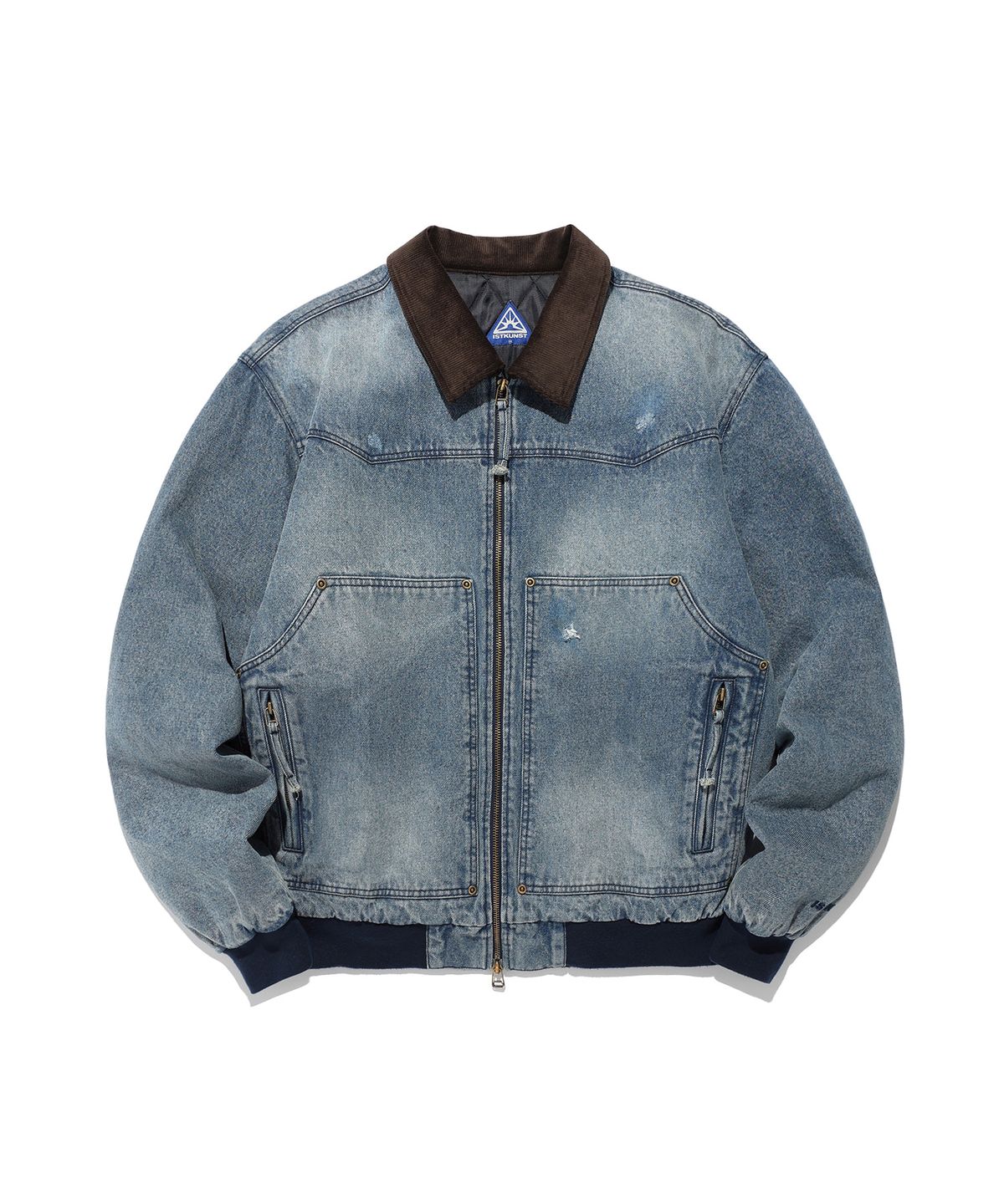 이스트쿤스트(ISTKUNST) DENIM WORK JACKET_BLUE(IK2EFMD110A)