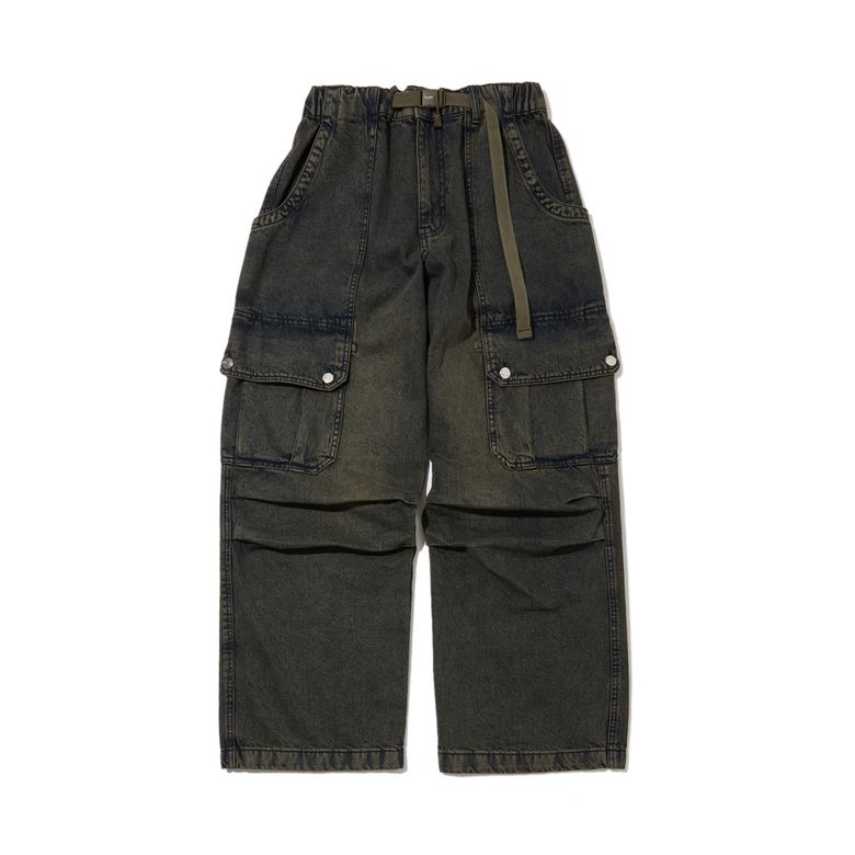 BELTED GUSSETFATIGUE TINTED JEAN INDIGO_FQ3WP50U