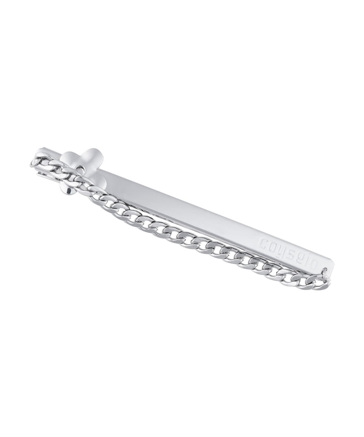 【COYSEIO】 FLOWER CHAIN PIN CHROME ★送料・関税込★ MUSINSA公式 | COYSEIO FLOWER CHAIN PIN CHROME
