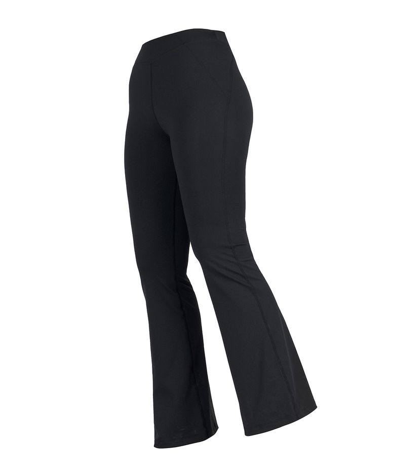 릿지 절개 부츠컷 요가 레깅스 (BLACK)