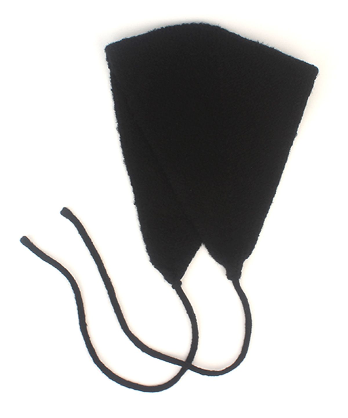 유니버셜 케미스트리(UNIVERSAL CHEMISTRY) Wool Ear Wamer Black Knit Bonnet Hat 귀도리모자