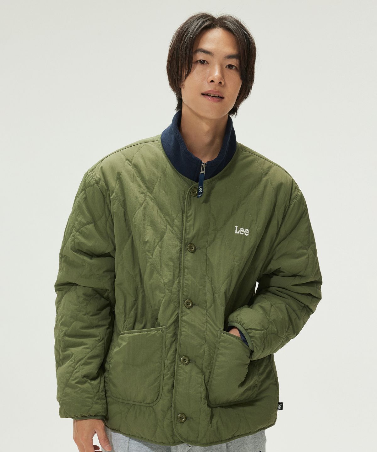 리(LEE) 리버서블 라이너 자켓 카키