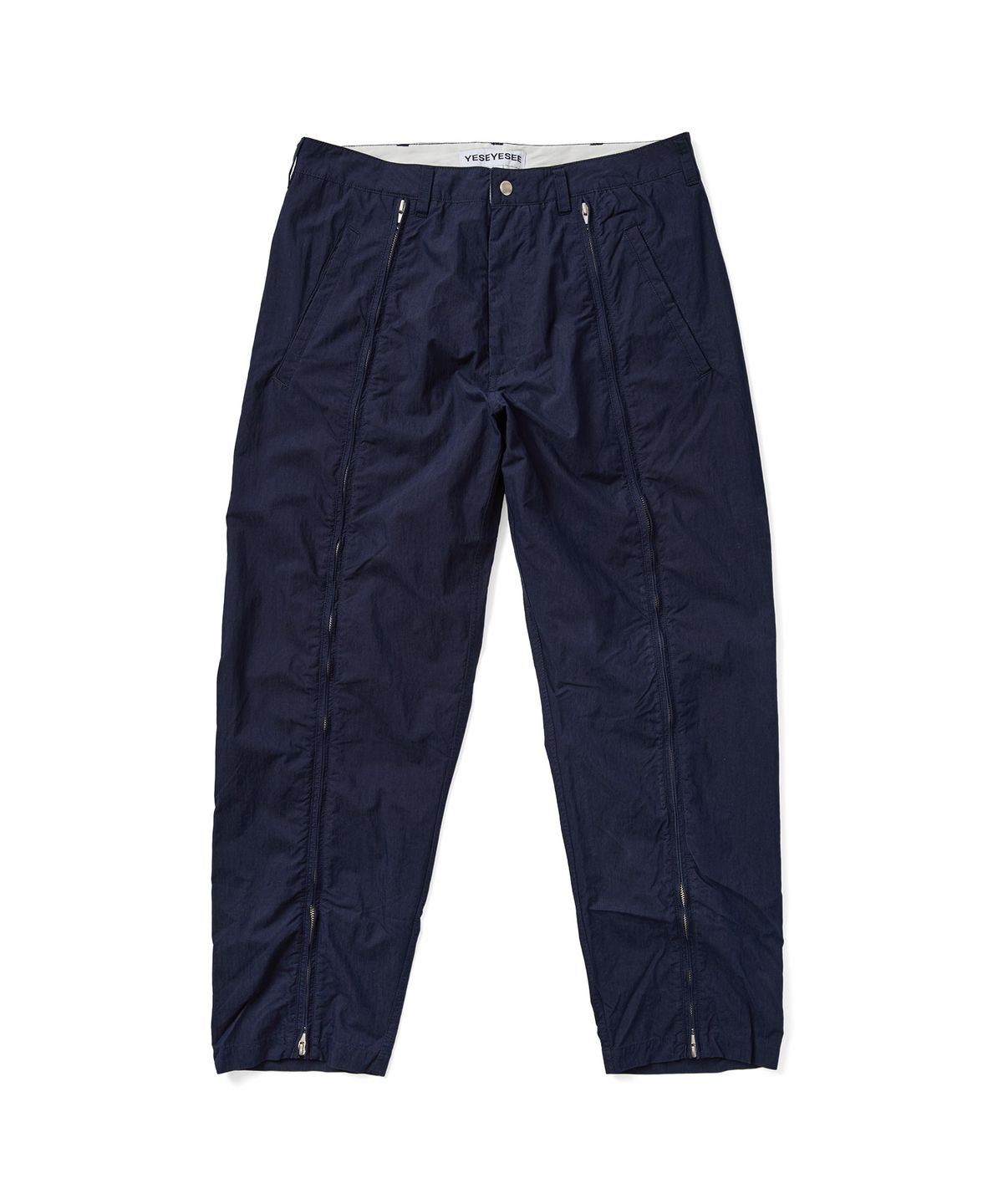 예스아이씨(YESEYESEE) CN Vertical Zip Pants Dark Navy