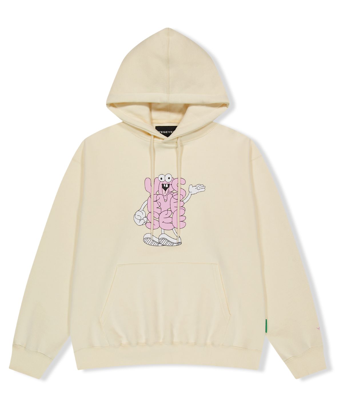 예스아이씨(YESEYESEE) Y.E.S Pointing Hoodie Ecru