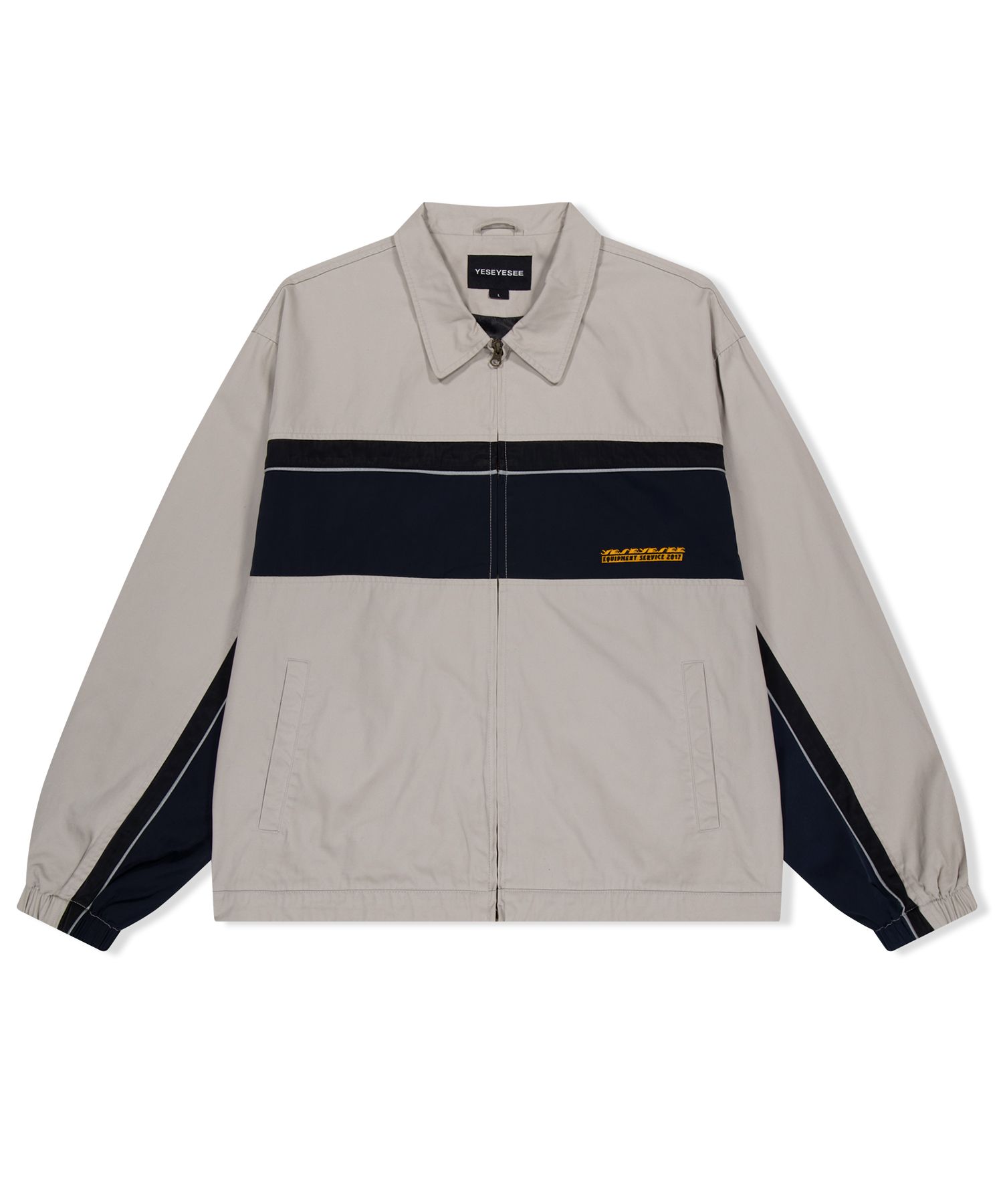 アウターその他 YESEYESEE Wavy Logo Work Jacket Beige MUSINSA | YESEYESEE Wavy Logo Work Jacket Beige