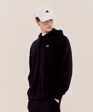 베이직 후드티 유니 블랙