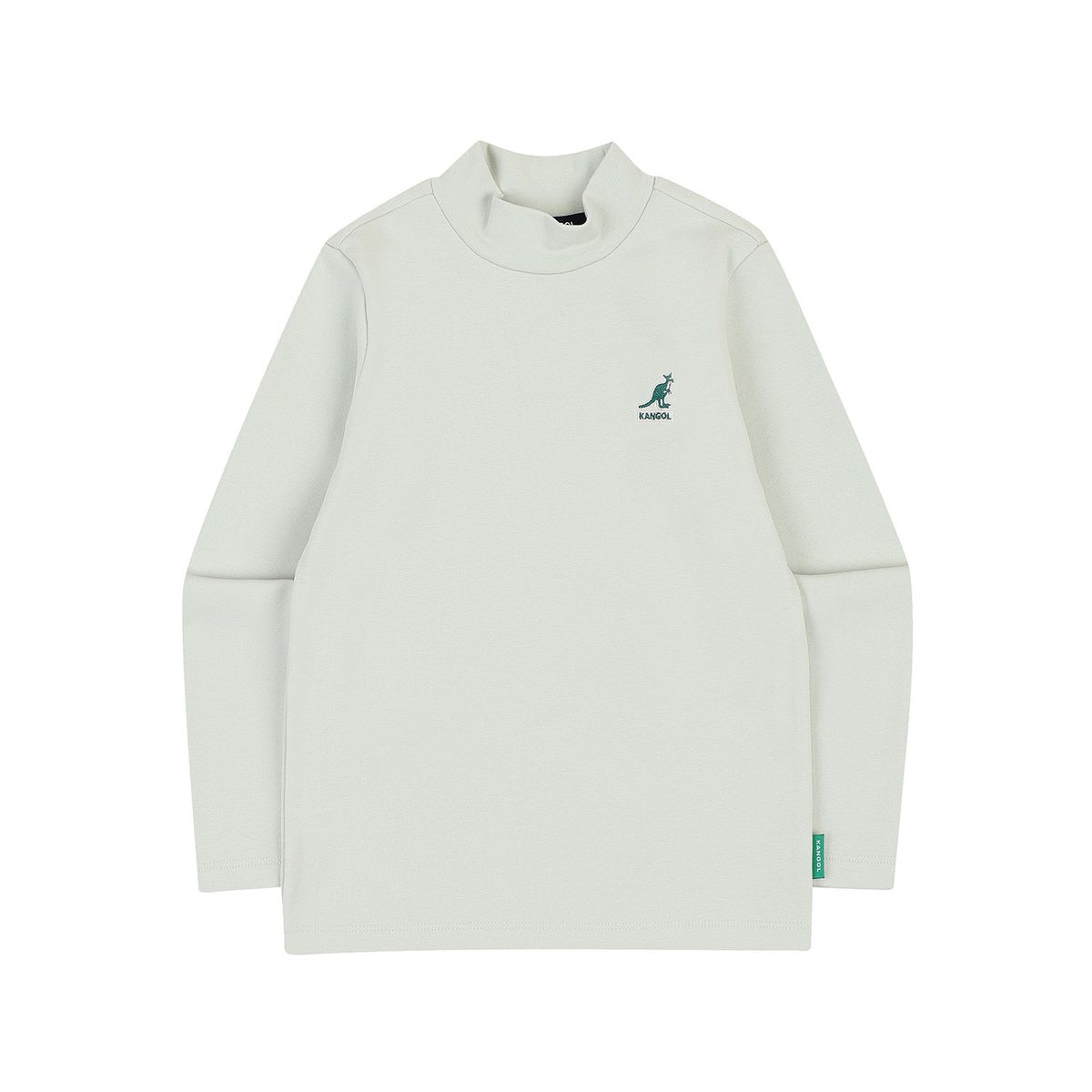 캉골키즈(KANGOL KIDS) 베이직 하프 터틀넥 티셔츠 QD 0002 민트