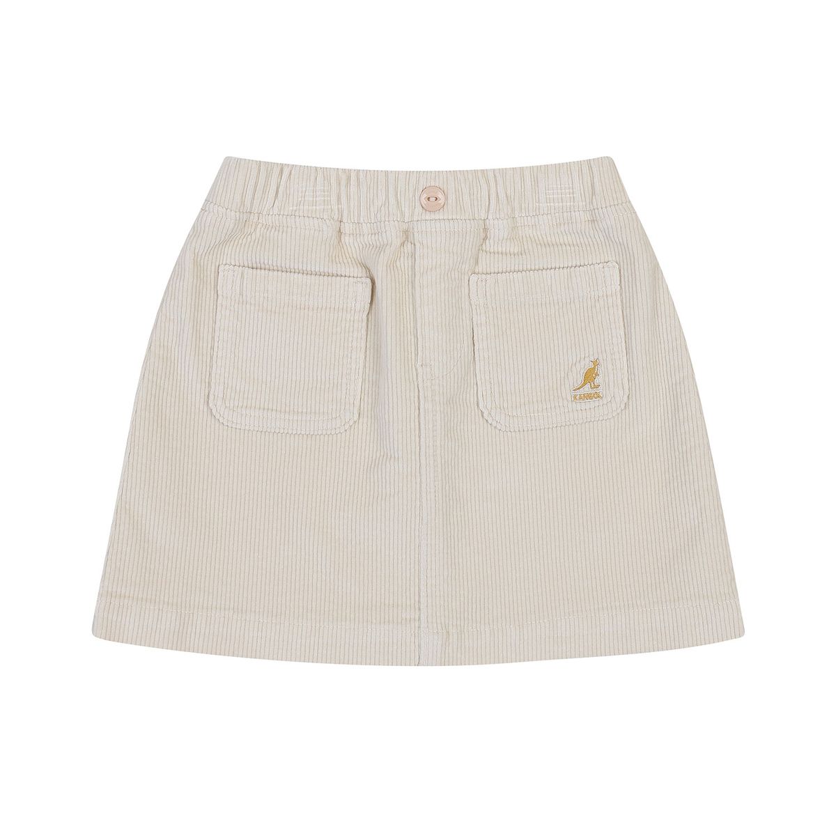 캉골키즈(KANGOL KIDS) 코듀로이 베이직 스커트 QD 2001 아이보리