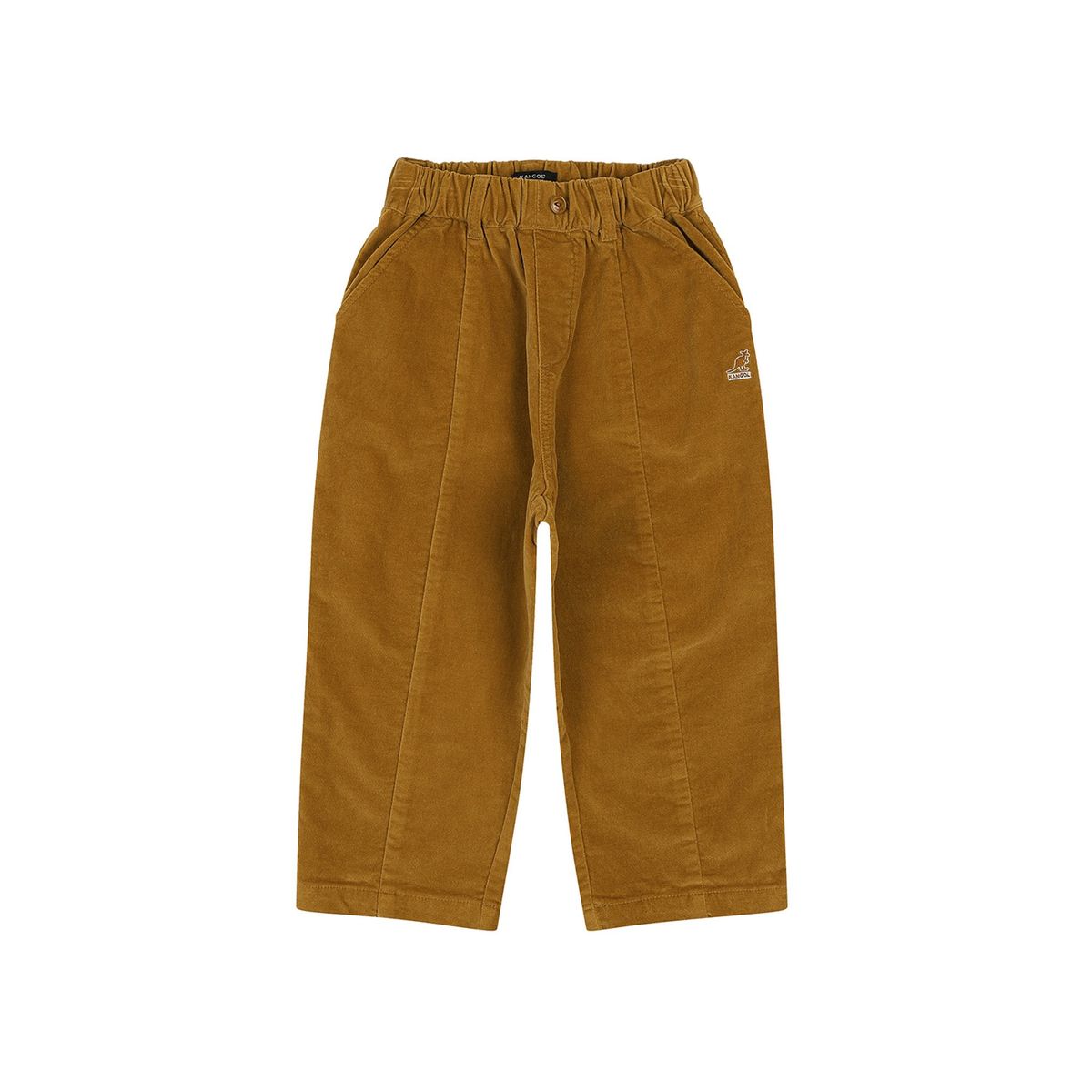 캉골키즈(KANGOL KIDS) 뉴 와이드핏 우븐 스트레치 팬츠 QD 0001 베이지