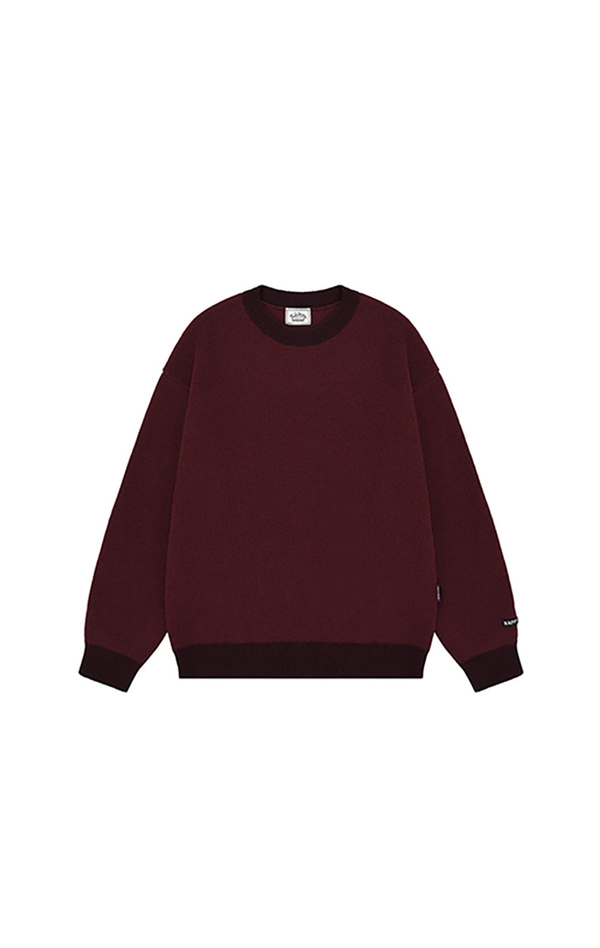 캐피디자인(KAPPY DESIGN) 링거 라운드 울 니트 (레드)