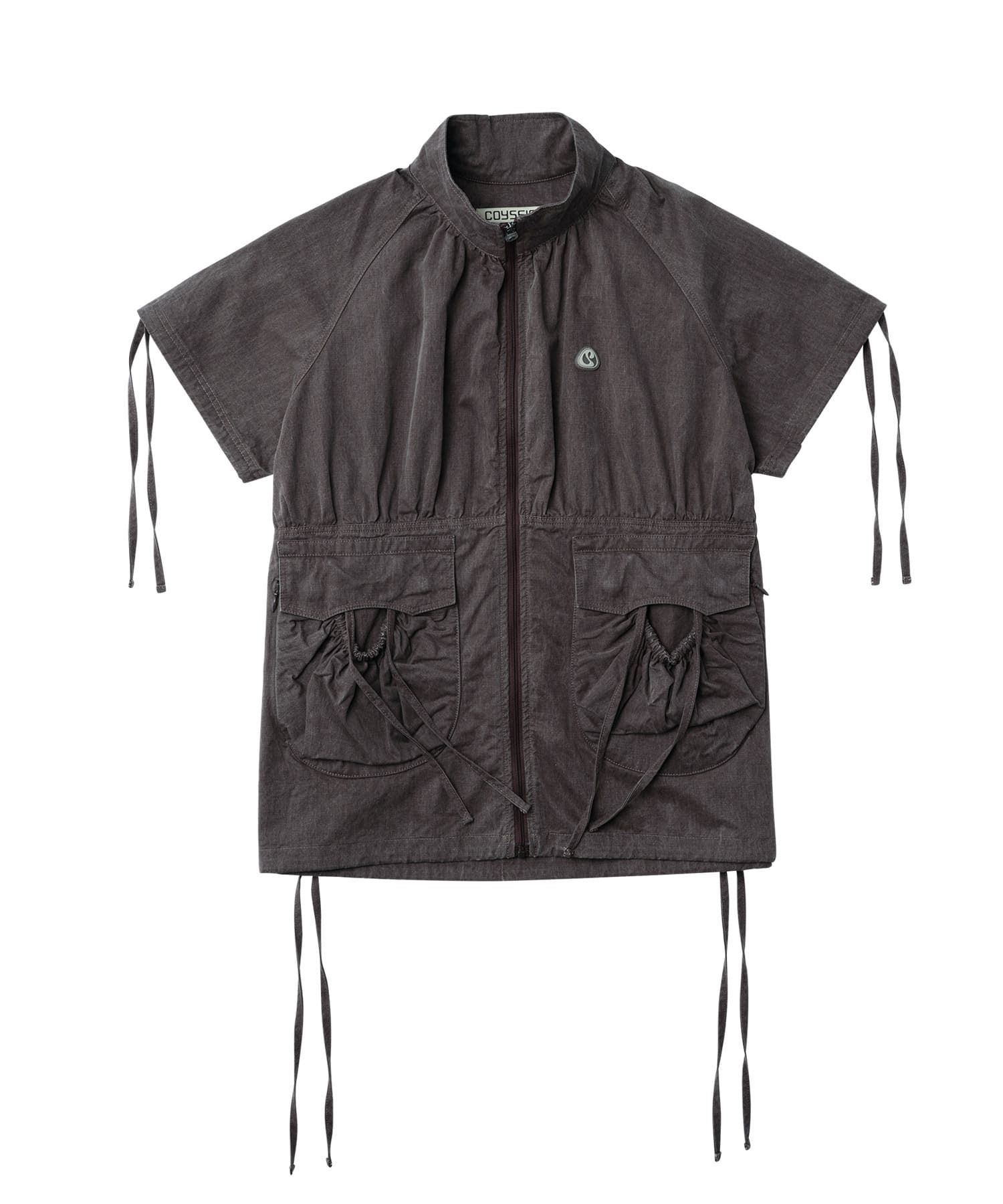 COYSEIO : 25SS / ROUND COLLAR STITCH JACKET (2COLORS