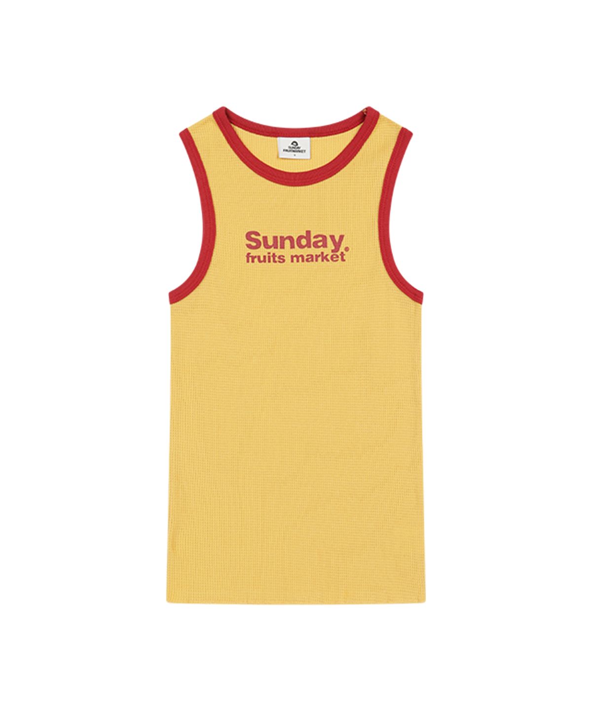 선데이후르츠마켓(SUNDAY FRUIT MARKET) W)SUNDAY MARKET SLEEVELESS YELLOW