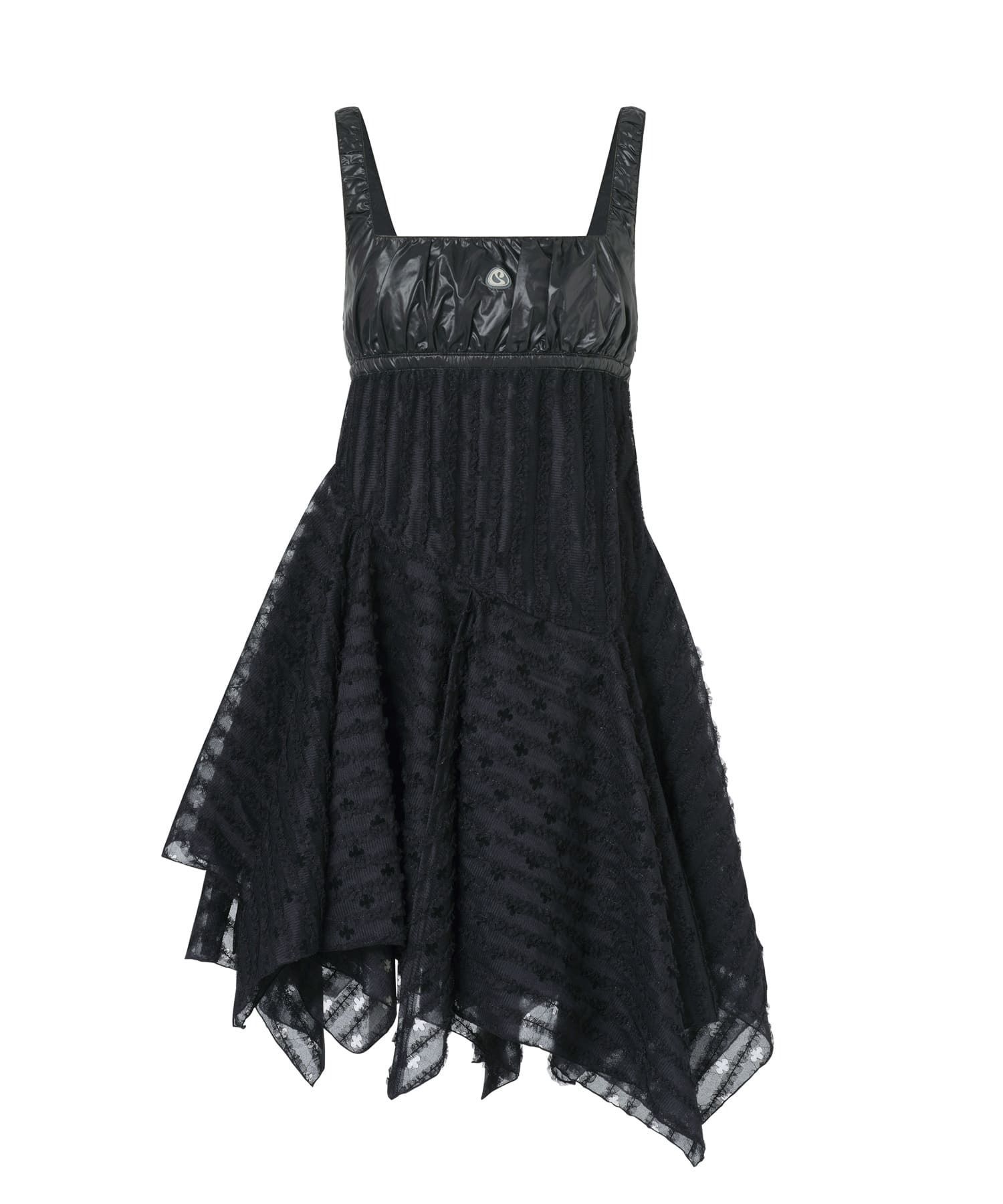 【COYSEIO】 SQUARE NECK LACE DRESS MUSINSA | COYSEIO SQUARE NECK LACE DRESS BLACK