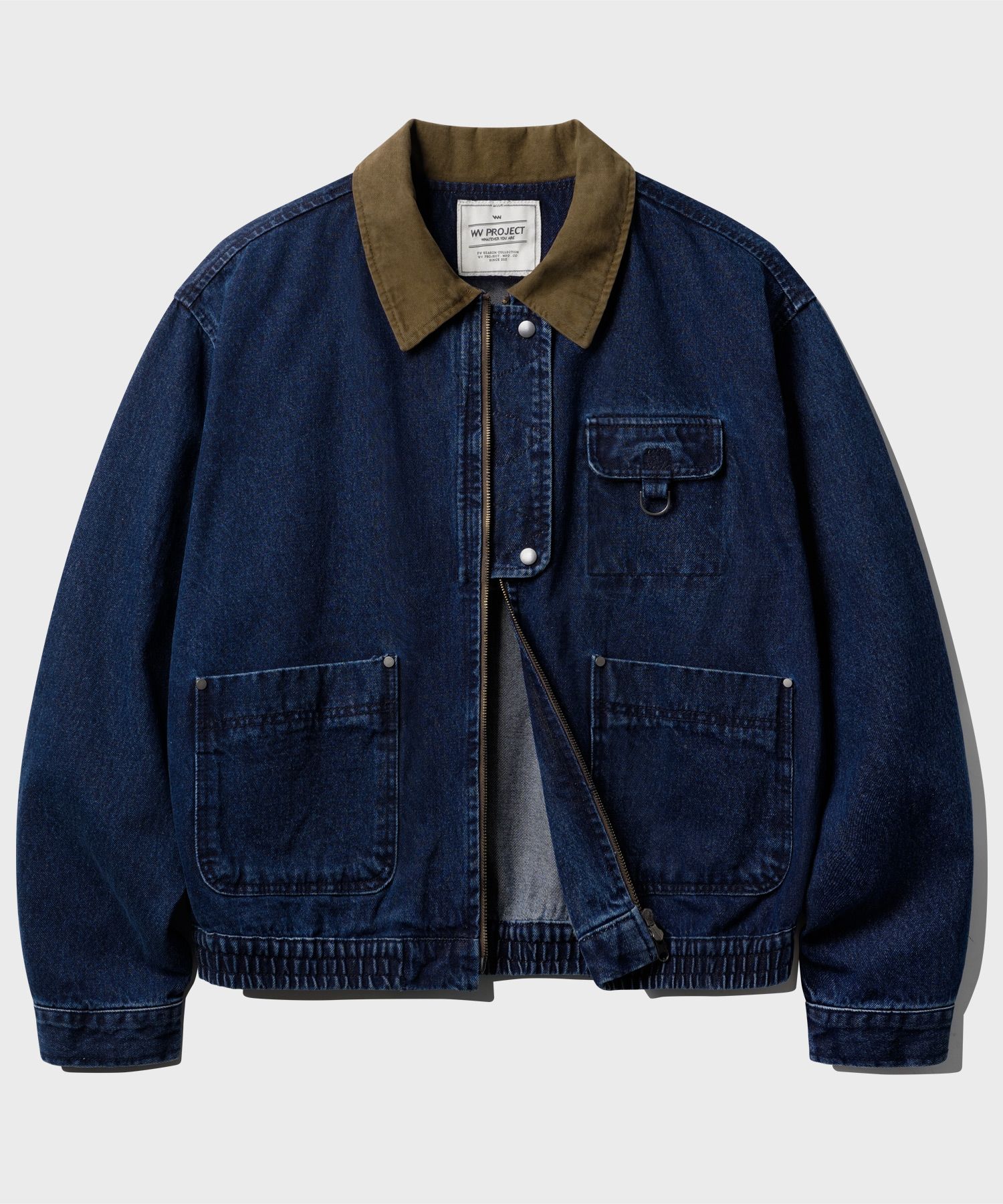 MUSINSA公式 | WVPROJECT Unique Denim Work Jacket Blue JNOT7738