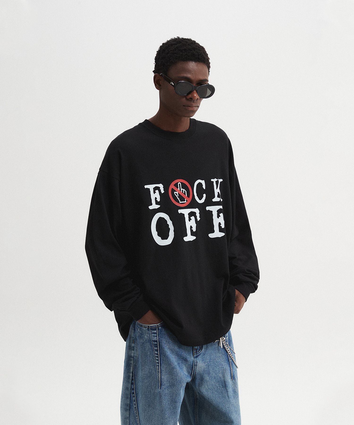 MUSINSA | DNSR FO Long Sleeve Black