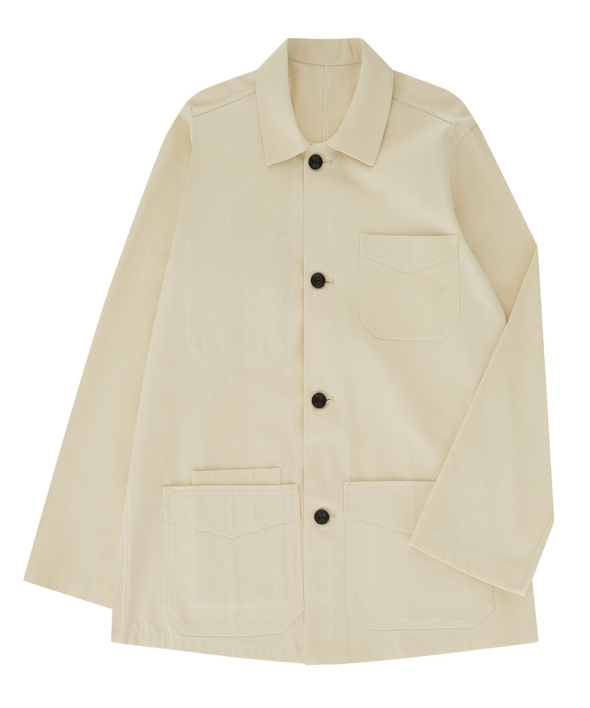 벨리프(BELLIEF) Comfort cotton Chore Jacket (Ecru)