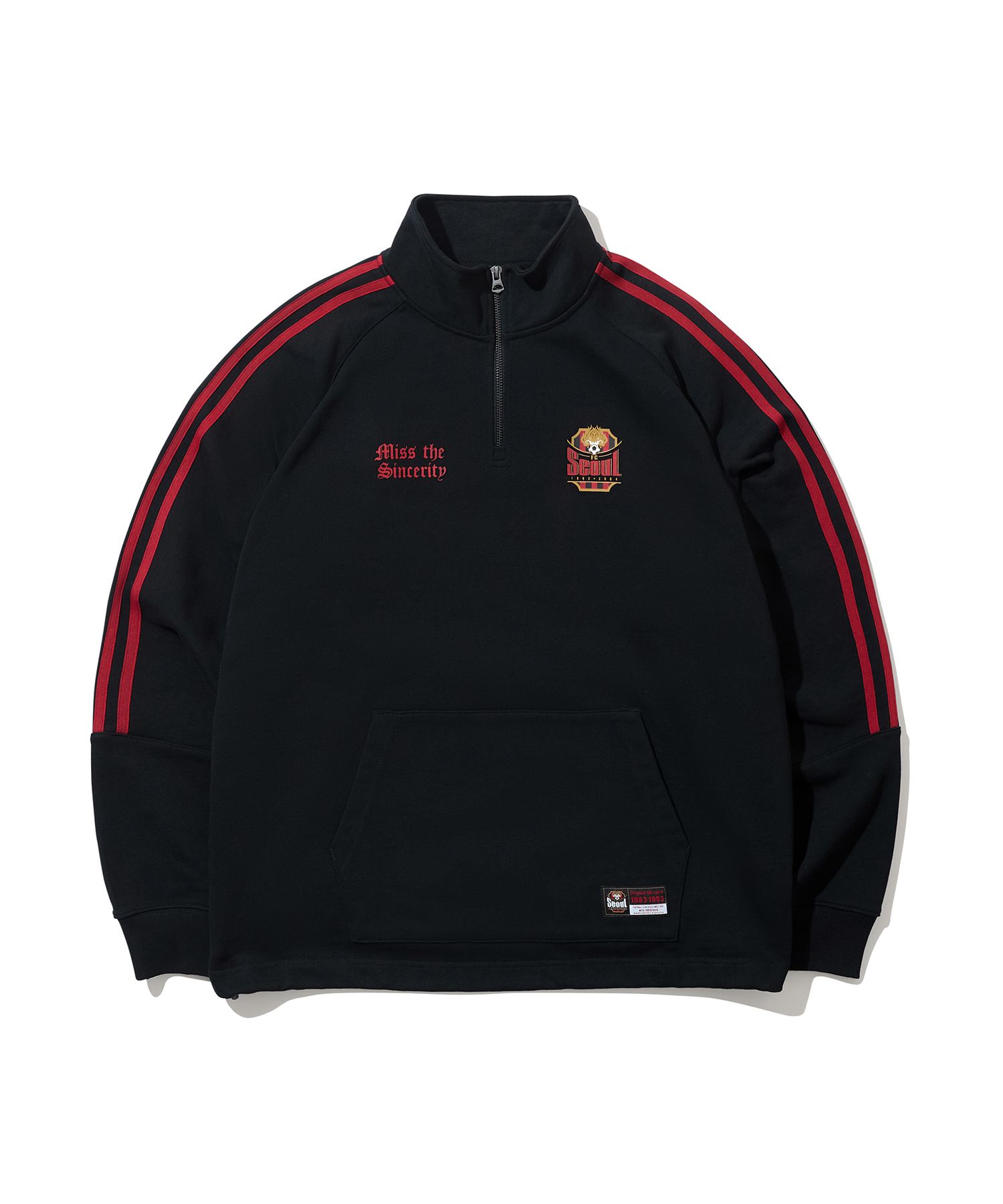 MUSINSA | 1993STUDIO [FC Seoul] Graphic Track Half Zip-Up