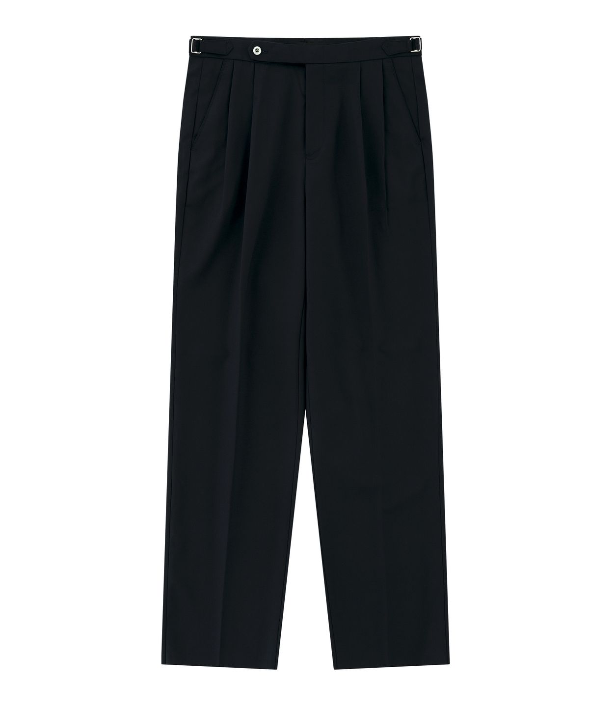 벨리프(BELLIEF) Wool Gabardine 2Pleats relaxed Pants (Navy)