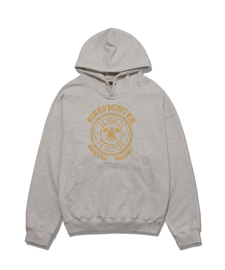 (-er Series)Firefighter hoodie 1% melange
