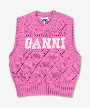 코튼 로프 숏 베스트 - 로즈 바이올렛 / K2317295