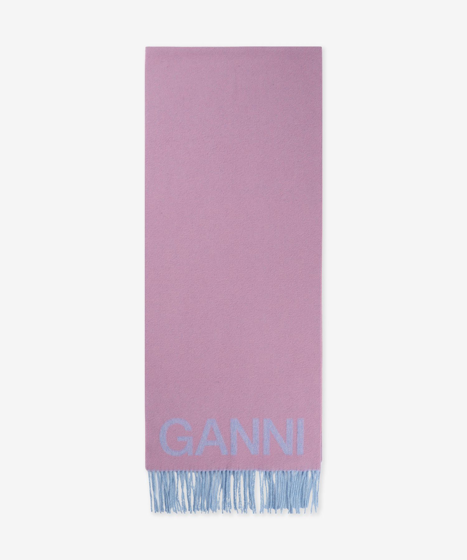 ◇Ganni◇ Fringe Wool Muffler Lilac Chiffon A6200733 MUSINSA | GANNI Fringe Wool Muffler - Lilac Chiffon / A6200733