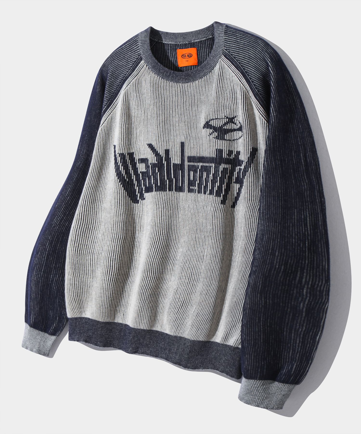 DIMITRI BLACK★VLAD LOGO EMBROIDERED KNIT HOODED T-SHIRT Knitwear - 디미트리블랙 (DIMITRIBLACK)