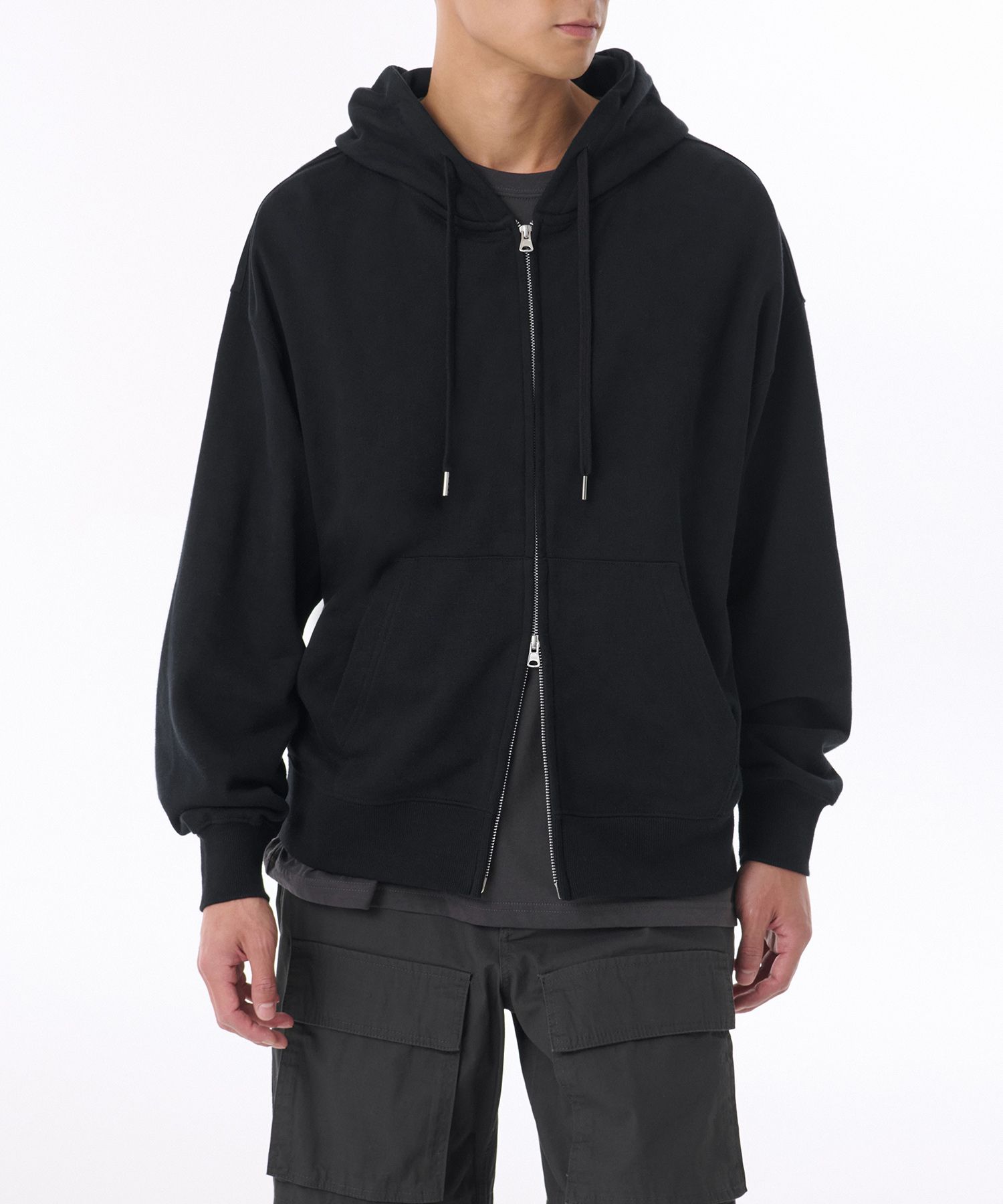 パーカー・フーディ MUSINSA STANDARD Loose Balloon Hooded Sweat Zip-Up Desert Br MUSINSA | MUSINSA STANDARD Loose Balloon Hooded Sweatshirt