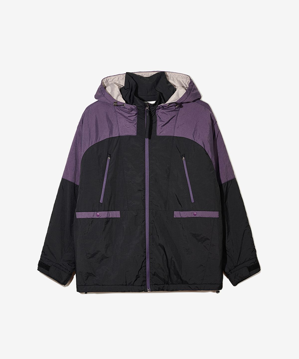 논타입(NONTYPE) COLOR BLOCKED JUMPER (BLACK)