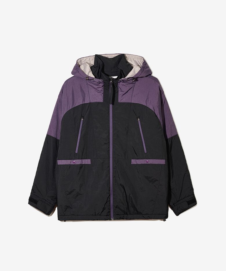 COLOR BLOCKED JUMPER (BLACK)