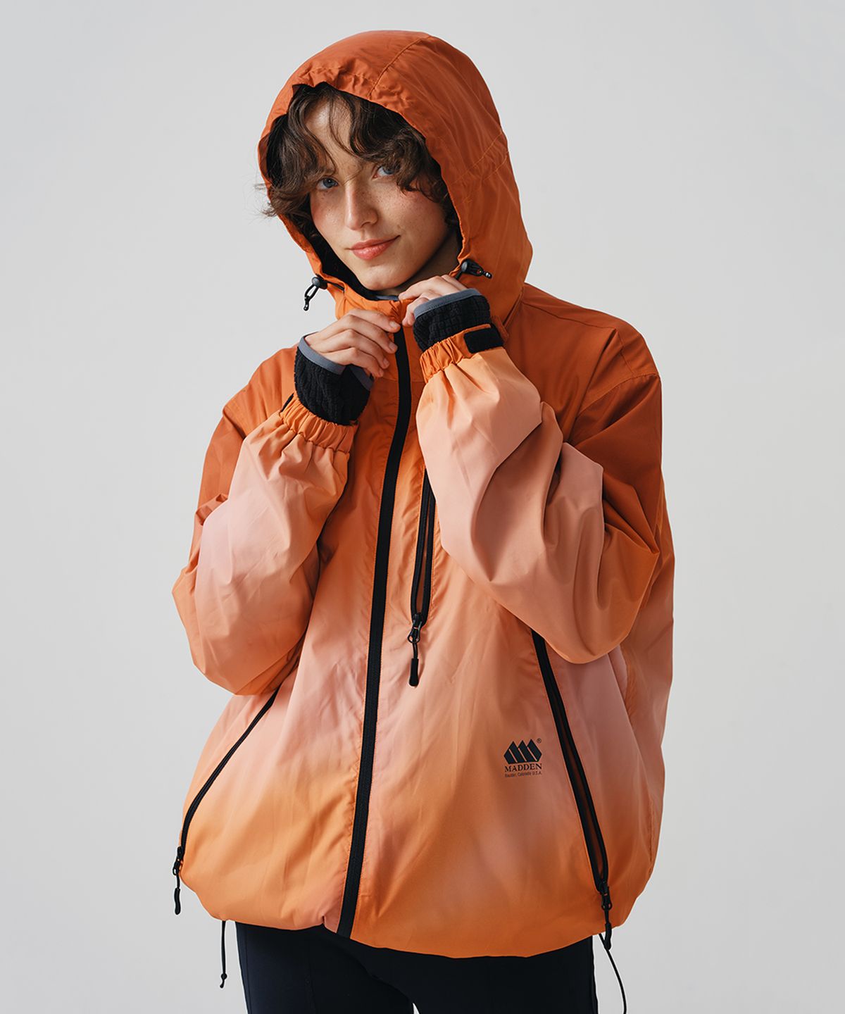 매든(MADDEN) AURORA SHELL JACKET ORANGE