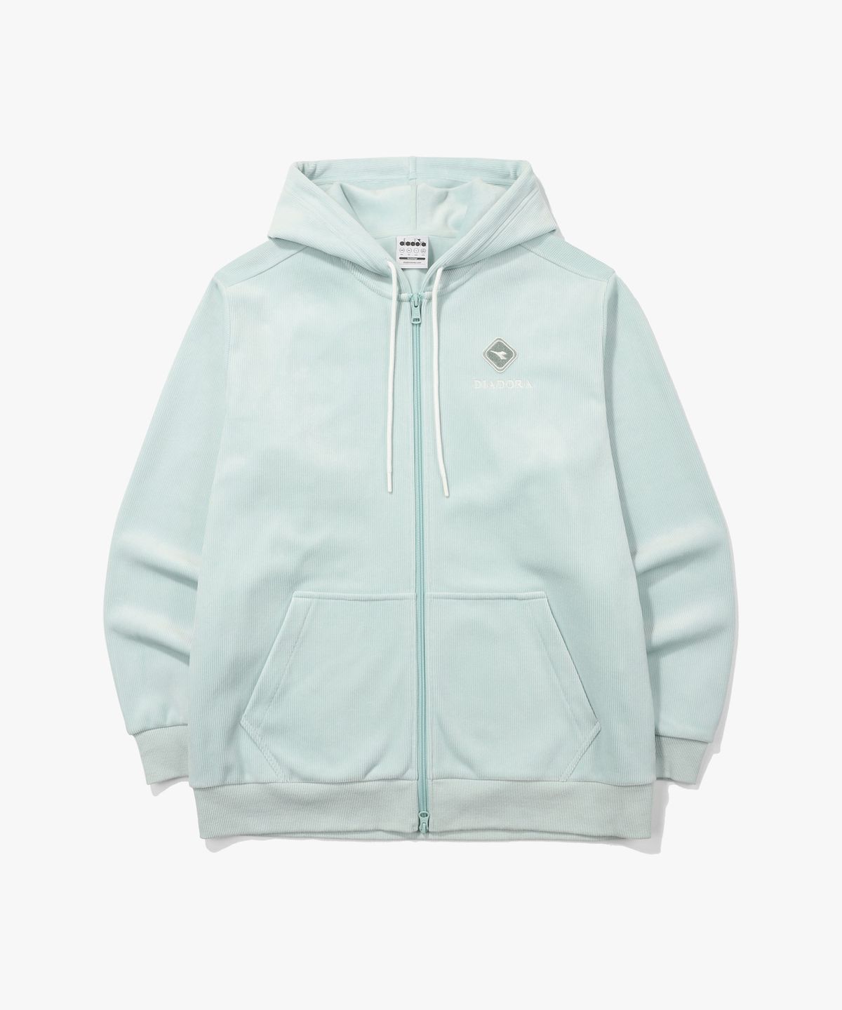 디아도라(diadora) 트렌토 코듀로이 후드집업 MINT