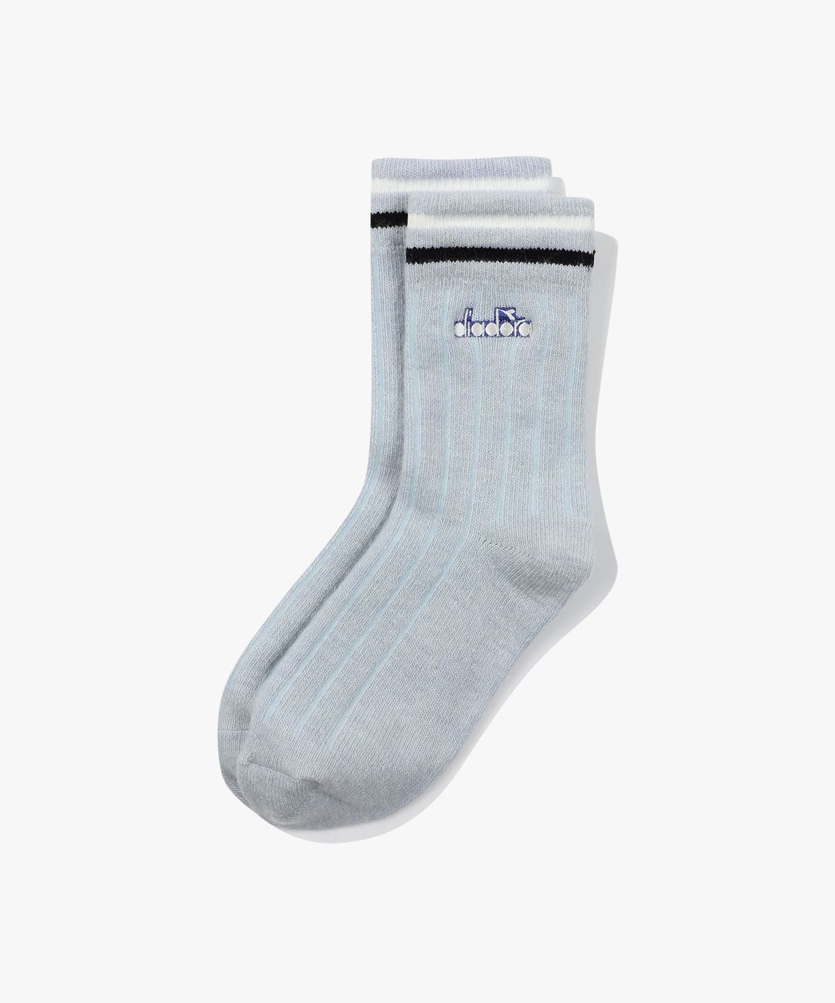 디아도라(diadora) 니트 쿼터 삭스 SKY BLUE