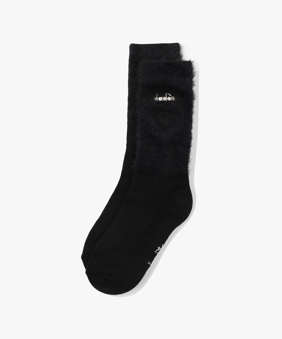 디아도라(diadora) 퍼 니트 쿼터 삭스 BLACK