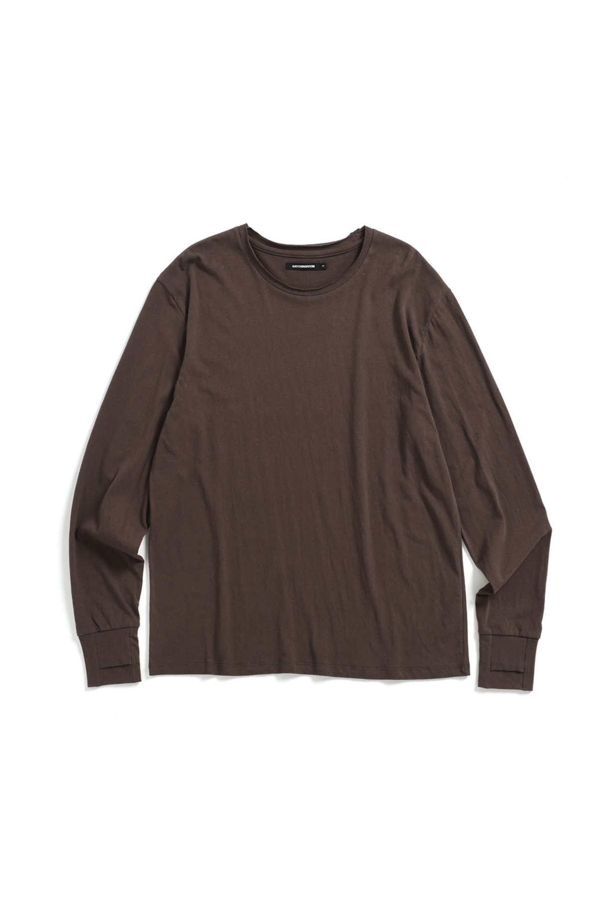 해칭룸(HATCHINGROOM) Boxer Tee Dark Brown