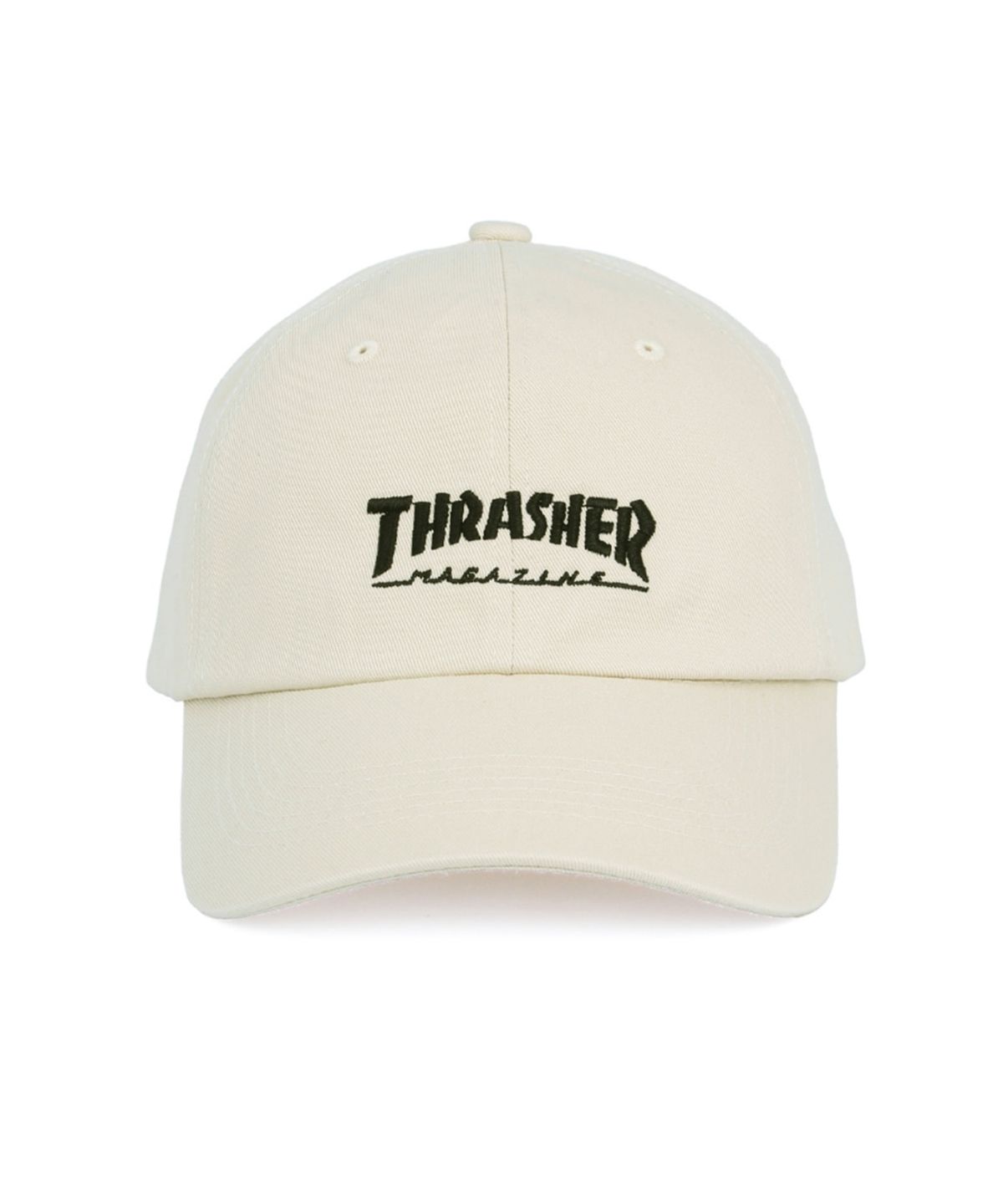 트레셔(THRASHER) 매거진 코튼 볼캡 베이지