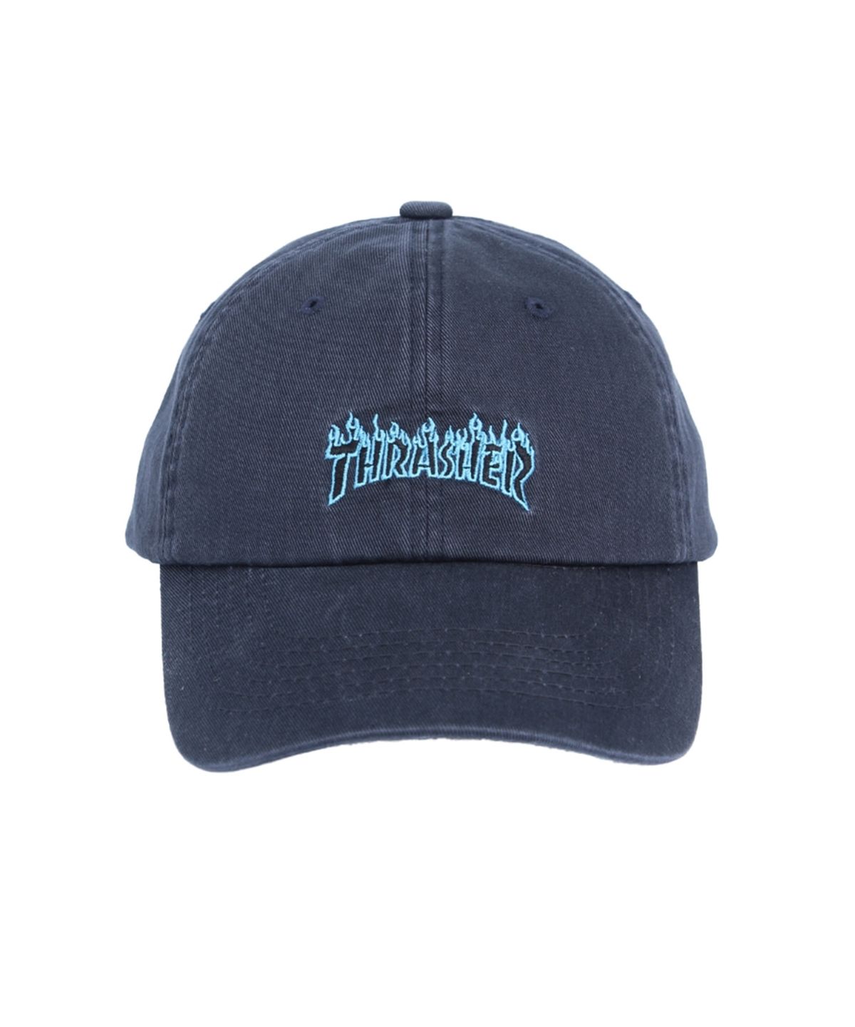 트레셔(THRASHER) 플레임 코튼 볼캡 네이비