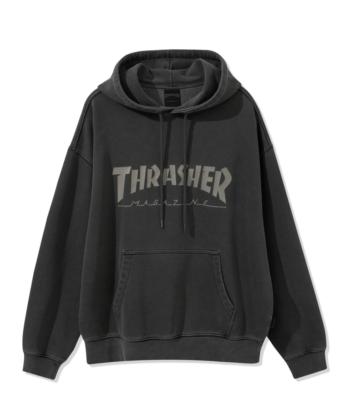 트레셔(THRASHER) 매거진 피그먼트 다잉 후디 차콜