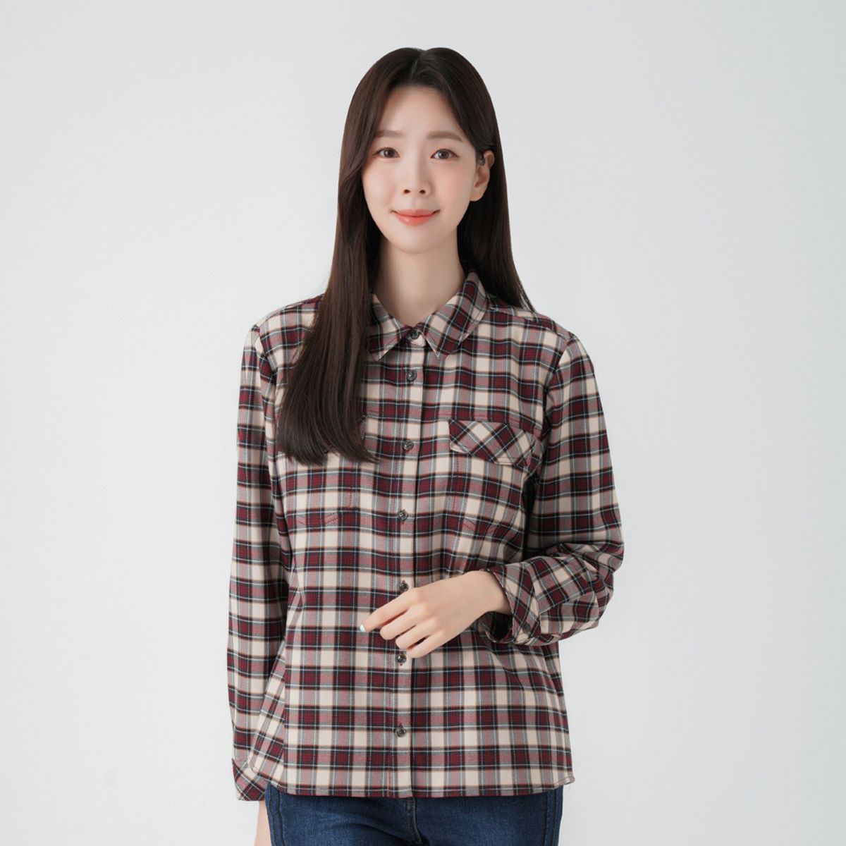 피에이티(PAT) 멀티 체크 숏기장 셔츠_1I61507