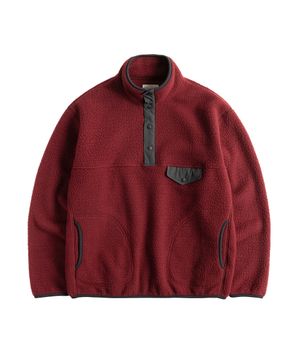 WB FLEECE PULLOVER (wine)