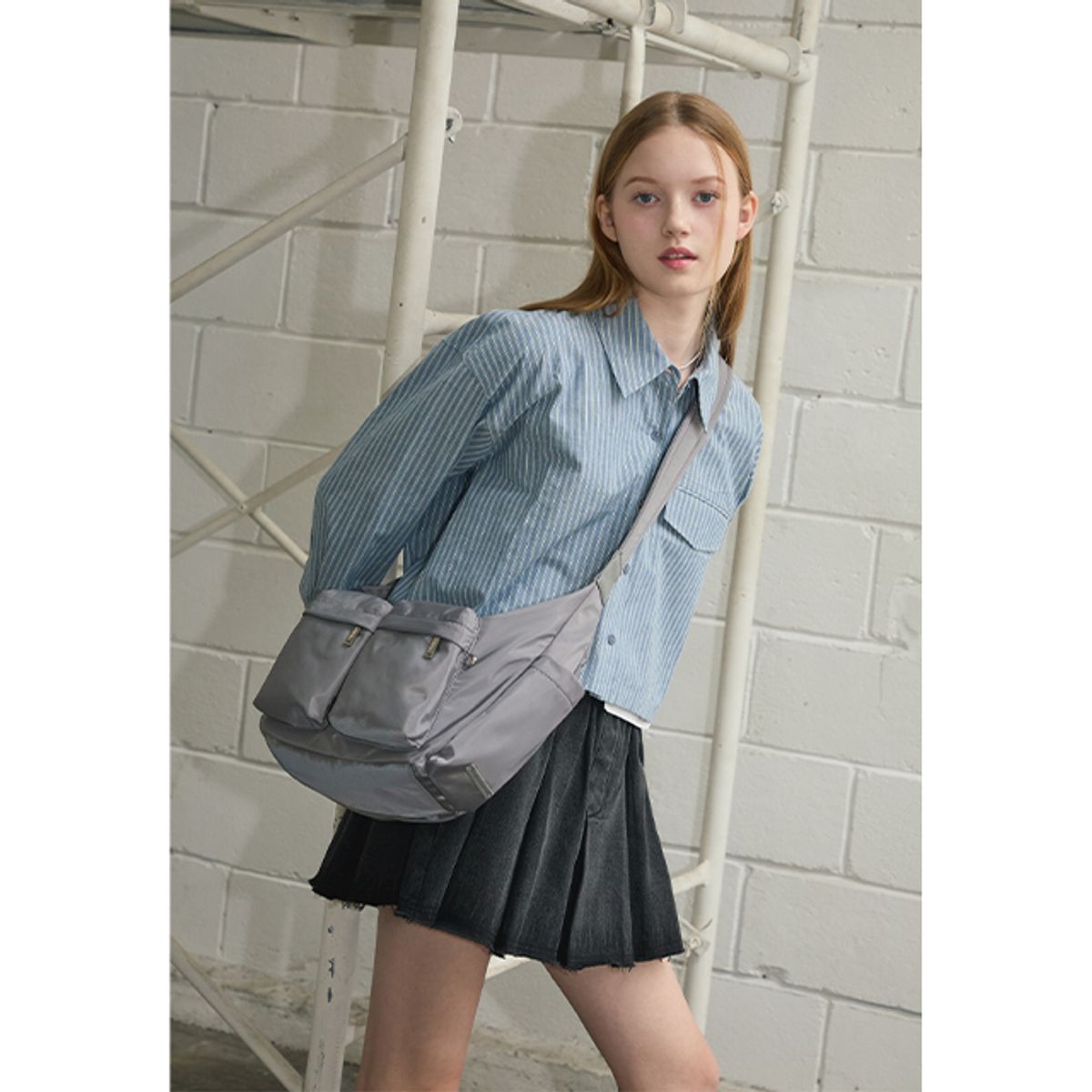 랩(LAP) TWO POCKET CROSS BAG AQ7AB806