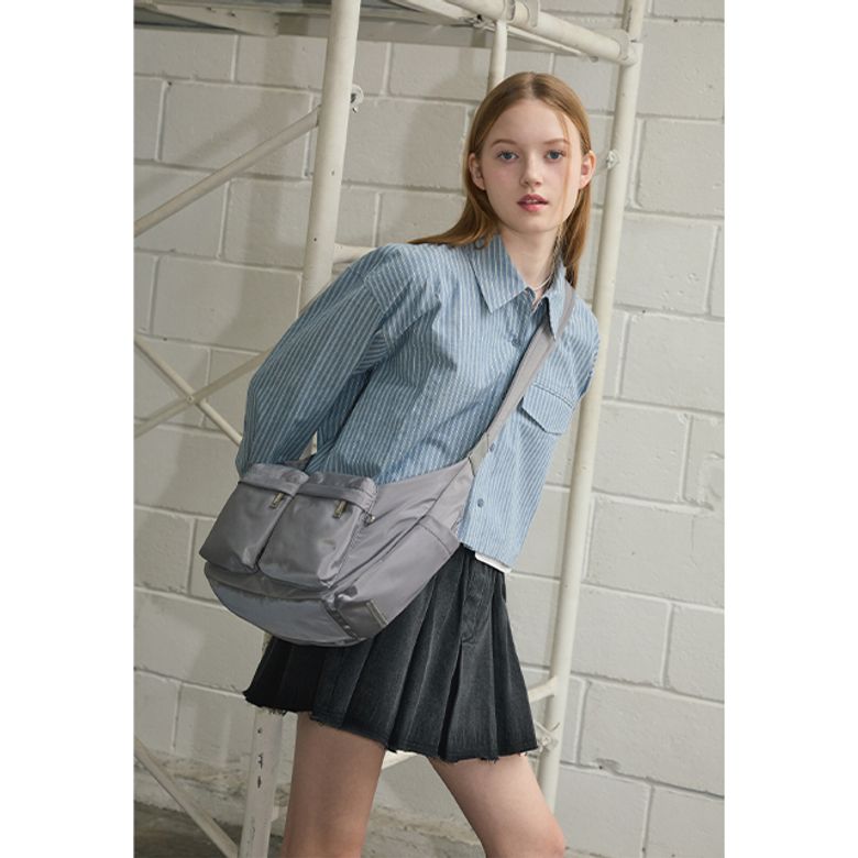 TWO POCKET CROSS BAG AQ7AB806