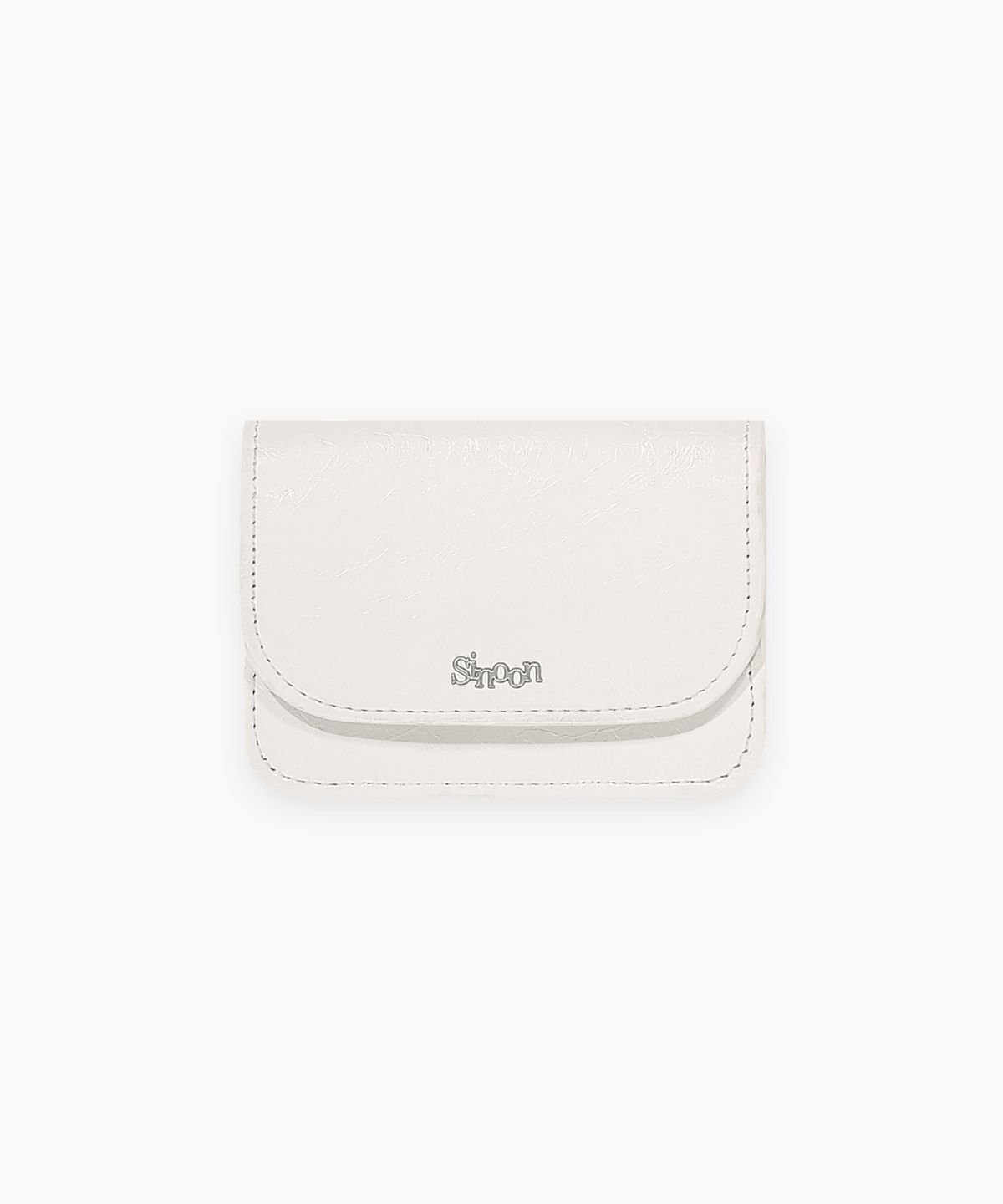 시눈(SINOON) Sinoon Logo Card Wallet (White)
