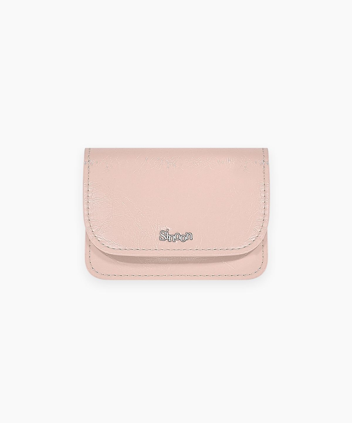 시눈(SINOON) Sinoon Logo Card Wallet (Soft Pink)