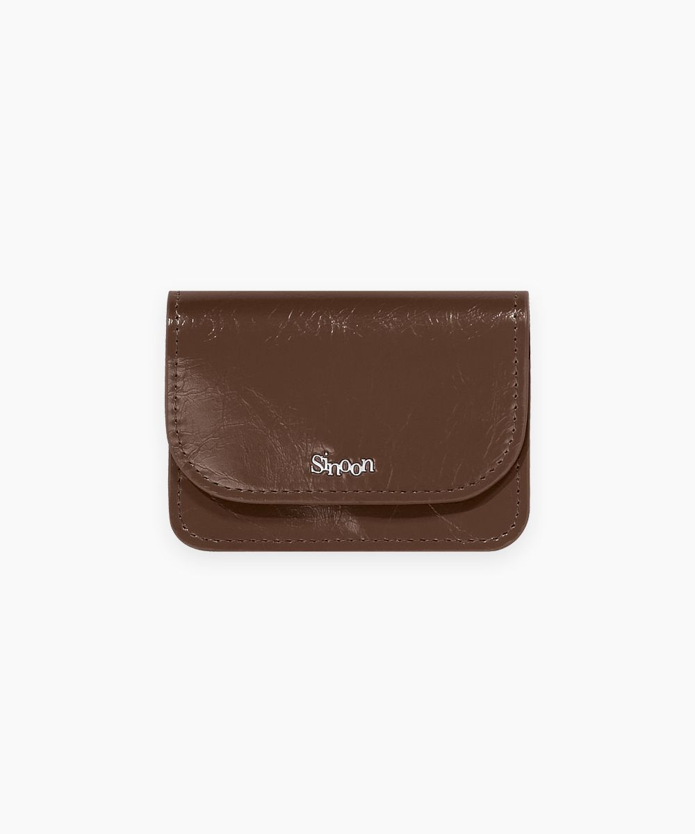 【sinoon】Sinoon Logo Card Wallet MUSINSA | SINOON Sinoon Logo Card Wallet (Brown)