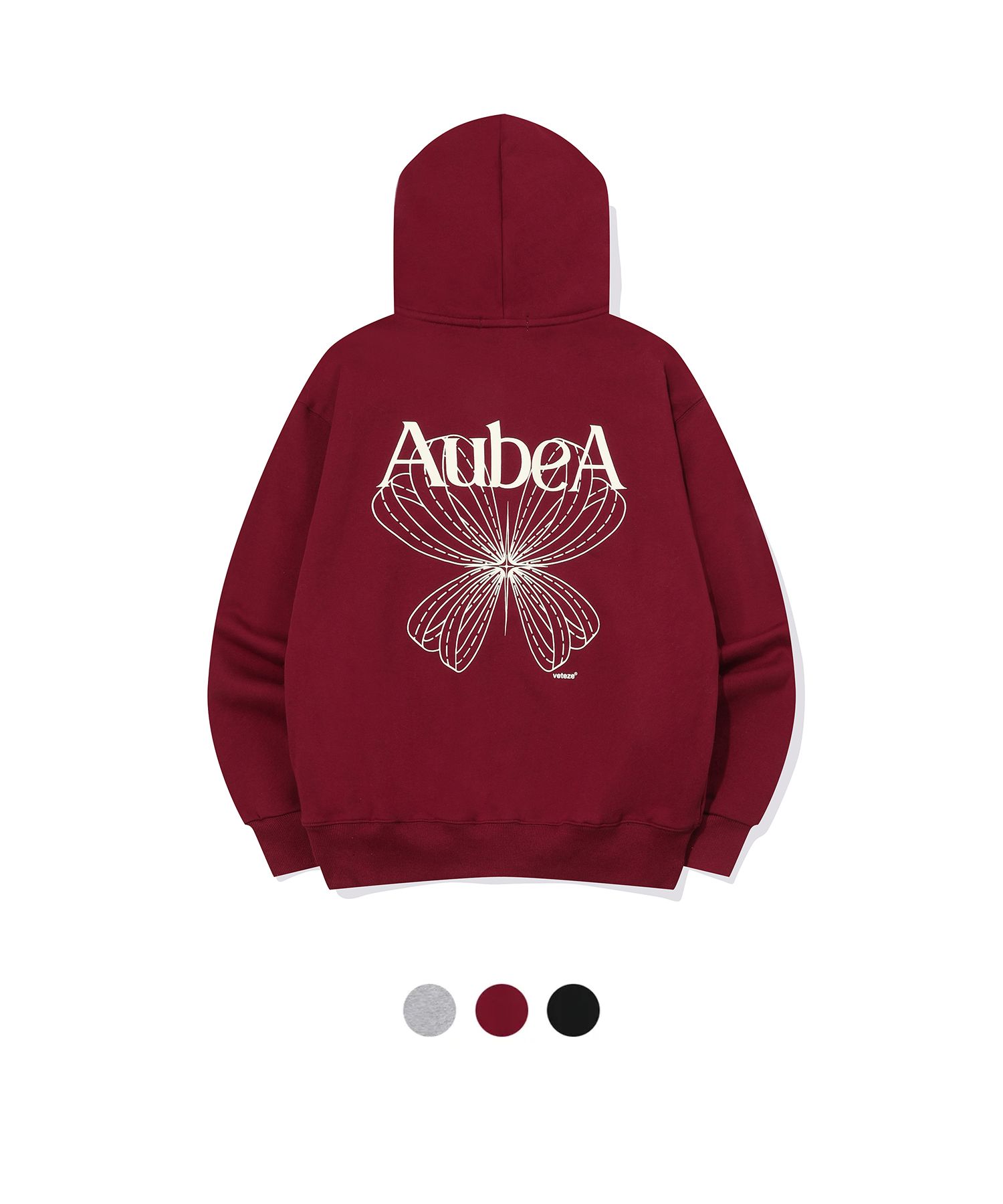MUSINSA | VETEZE OBE Star Ribbon Hooded Zip-up (3 colors)