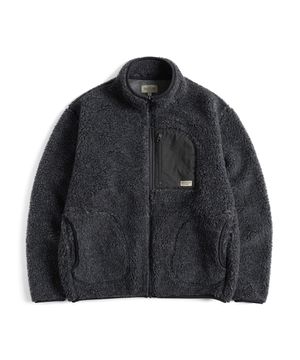 TCM FLEECE JACKET (charcoal)