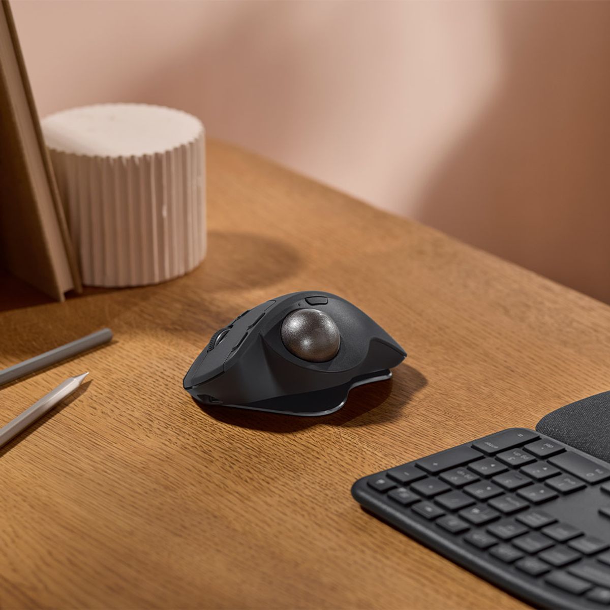 로지텍(LOGITECH) 로지텍코리아 MX ERGO S 무소음  무선 블루투스 트랙볼 마우스