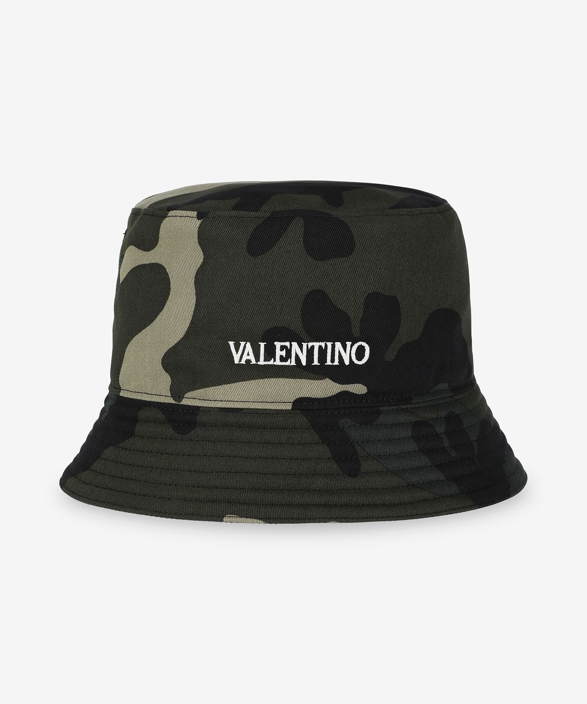발렌티노(VALENTINO) 카모플라주 리버시블 버킷햇 - 카모플라주:블랙 / 5Y2HGA14SCLFEM