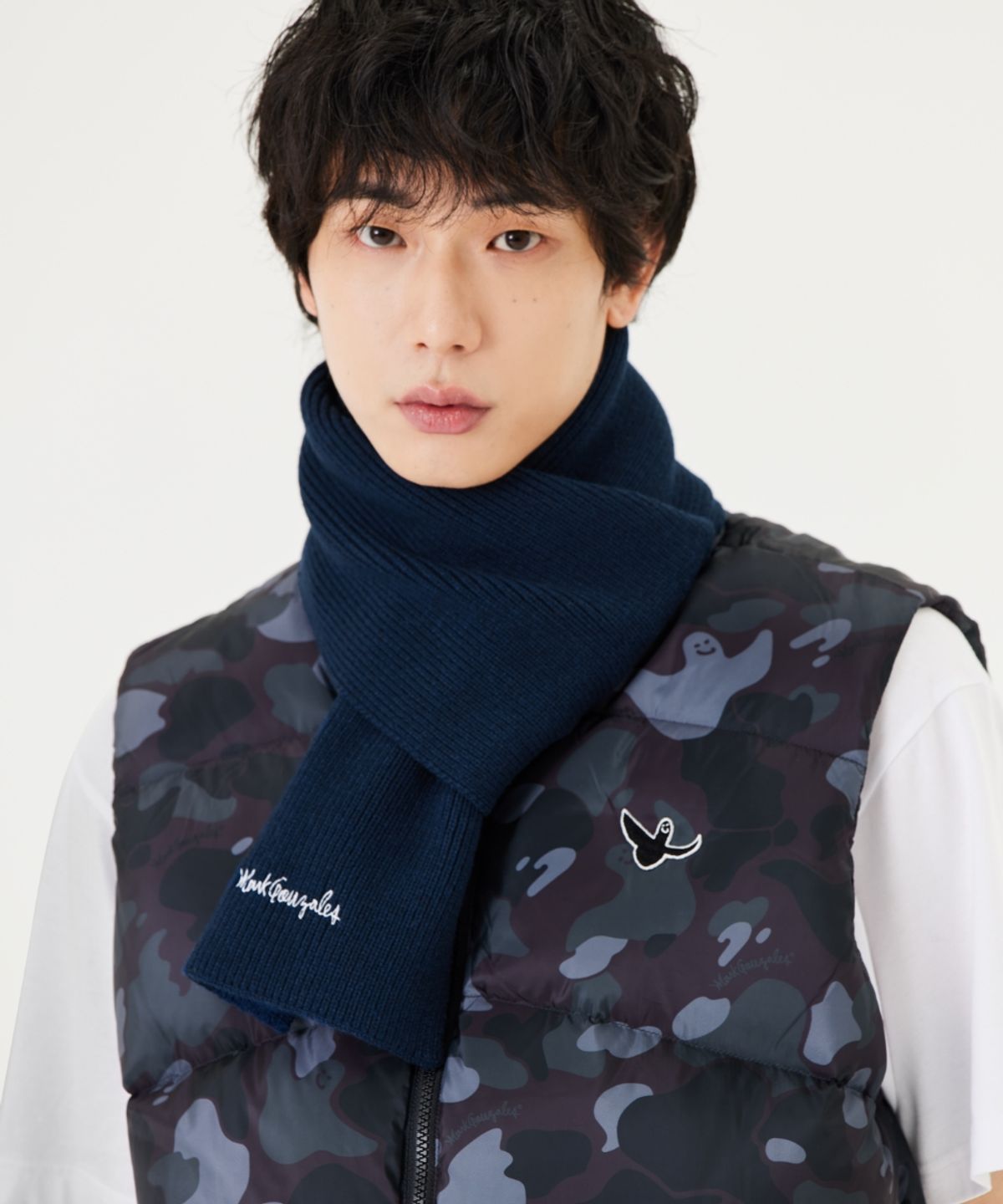 마크곤잘레스(MARK GONZALES) ANGEL MUFFLER - NAVY